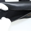 Christian Dior Saddle Arm Pouch Cactus Jack Leather Black Silver Auth ka4066A-23