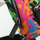 MCM Shoulder Bag Nylon Multicolor Silver Auth ka4070A-19