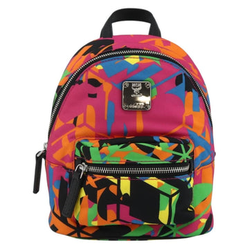 MCM Shoulder Bag Nylon Multicolor Silver Auth ka4070A - 0