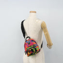 MCM Shoulder Bag Nylon Multicolor Silver Auth ka4070A-24