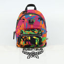 MCM Shoulder Bag Nylon Multicolor Silver Auth ka4070A-12