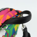 MCM Shoulder Bag Nylon Multicolor Silver Auth ka4070A-7