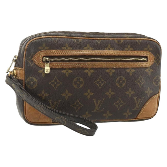 LOUIS VUITTON Monogram Marly Dragonne GM Clutch Bag M51825 LV Auth ka4071