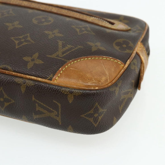 LOUIS VUITTON Monogram Marly Dragonne GM Clutch Bag M51825 LV Auth ka4071