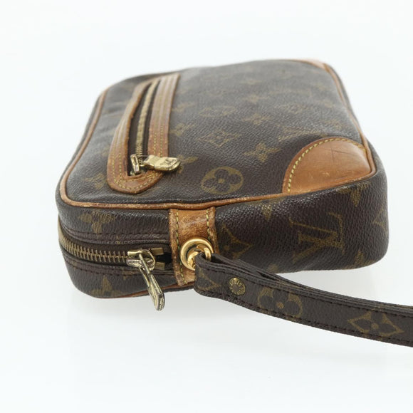 LOUIS VUITTON Monogram Marly Dragonne GM Clutch Bag M51825 LV Auth ka4071