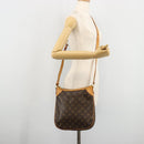 LOUIS VUITTON Monogram Odeon PM Shoulder Bag M56390 LV Auth ka4073A-22