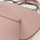 GUCCI Umhängetasche Interlocking Leder Outlet 2-Wege Pink Gold 449651 Auth ka4075-17