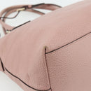 GUCCI Umhängetasche Interlocking Leder Outlet 2-Wege Pink Gold 449651 Auth ka4075-18