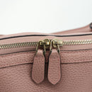 GUCCI Umhängetasche Interlocking Leder Outlet 2-Wege Pink Gold 449651 Auth ka4075-19