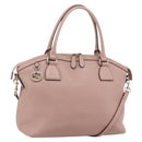 GUCCI Umhängetasche Interlocking Leder Outlet 2-Wege Pink Gold 449651 Auth ka4075-1