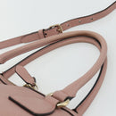 GUCCI Umhängetasche Interlocking Leder Outlet 2-Wege Pink Gold 449651 Auth ka4075-14