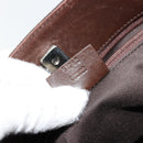GUCCI GG Canvas Shoulder Bag Outlet Brown Silver 91762 Auth ka4080A-12