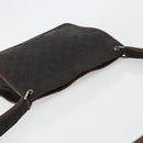 GUCCI GG Canvas Shoulder Bag Outlet Brown Silver 91762 Auth ka4080A-6