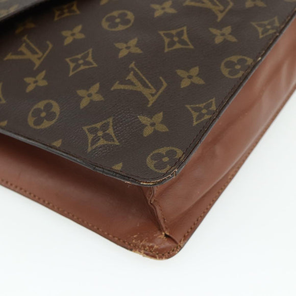 LOUIS VUITTON Monogram Porte Documents Bandouliere Bag M53338 LV Auth ka4083