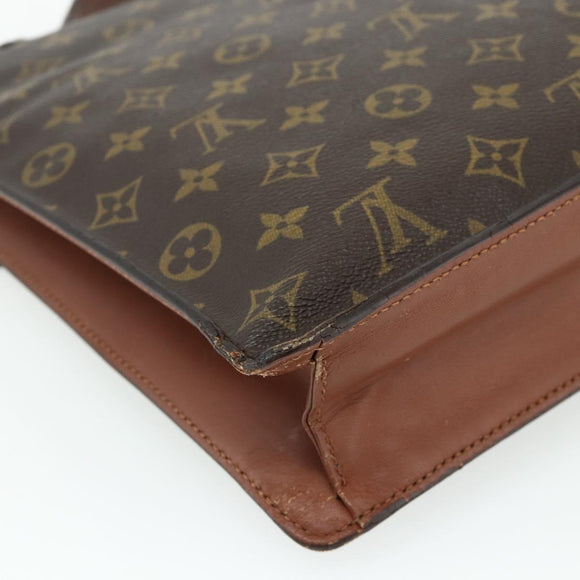 LOUIS VUITTON Monogram Porte Documents Bandouliere Bag M53338 LV Auth ka4083