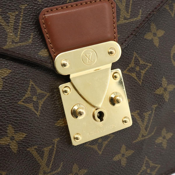 LOUIS VUITTON Monogram Porte Documents Bandouliere Bag M53338 LV Auth ka4083