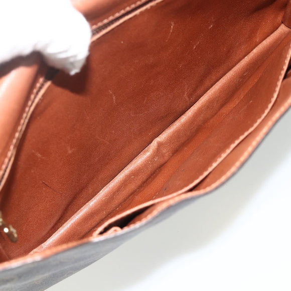 LOUIS VUITTON Monogram Porte Documents Bandouliere Bag M53338 LV Auth ka4083