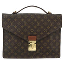 LOUIS VUITTON Monogram Porte Documents Bandouliere Bag M53338 LV Auth ka4083-13