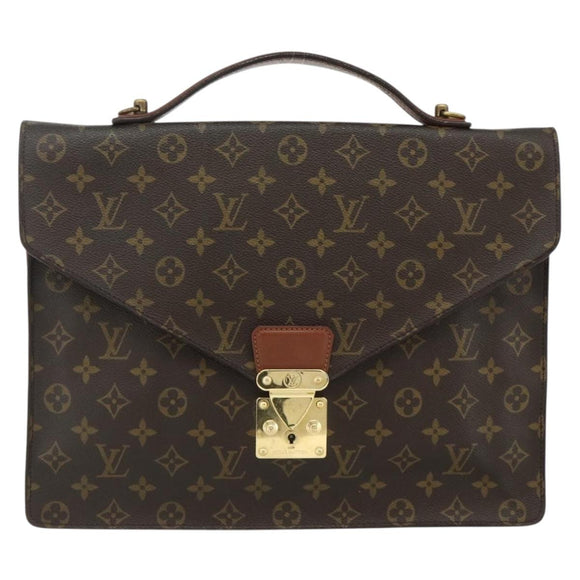 LOUIS VUITTON Monogram Porte Documents Bandouliere Bag M53338 LV Auth ka4083