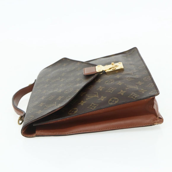 LOUIS VUITTON Monogram Porte Documents Bandouliere Bag M53338 LV Auth ka4083