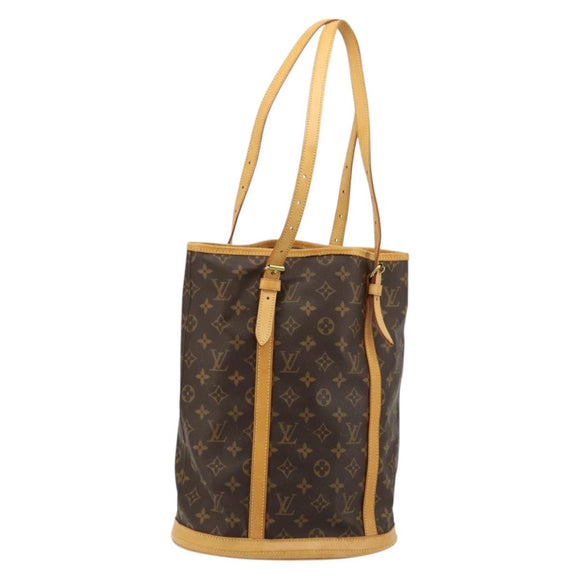 LOUIS VUITTON Monogram Bucket GM Shoulder Bag M42236 LV Auth ka4085