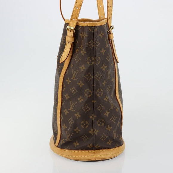 LOUIS VUITTON Monogram Bucket GM Shoulder Bag M42236 LV Auth ka4085