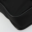 PRADA Shoulder Bag Nylon Leather Black Silver Auth ka4087-14