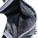 PRADA Shoulder Bag Nylon Leather Black Silver Auth ka4087-24