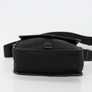 PRADA Shoulder Bag Nylon Leather Black Silver Auth ka4087-5