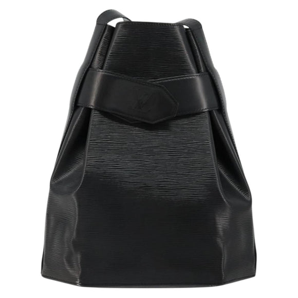 LOUIS VUITTON Epi Sac Depaule GM Shoulder Bag Black M80155 LV Auth ka4089