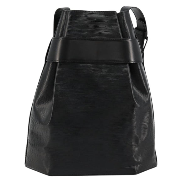 LOUIS VUITTON Epi Sac Depaule GM Shoulder Bag Black M80155 LV Auth ka4089