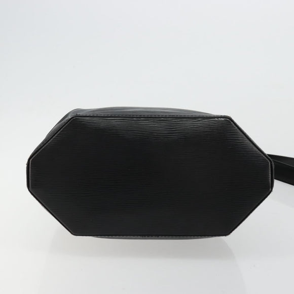 LOUIS VUITTON Epi Sac Depaule GM Shoulder Bag Black M80155 LV Auth ka4089