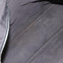 HERMES Her Line MM Hand Bag Canvas Gray Silver Auth ka409-15