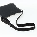 GUCCI GG Canvas Shoulder Bag Black Silver 114273 Auth ka4091-7