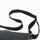 GUCCI GG Canvas Shoulder Bag Black Silver 114273 Auth ka4091-8