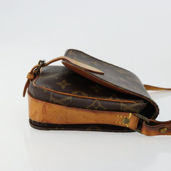 LOUIS VUITTON Monogram Cartouchiere PM Shoulder Bag M51254 LV Auth ka4092