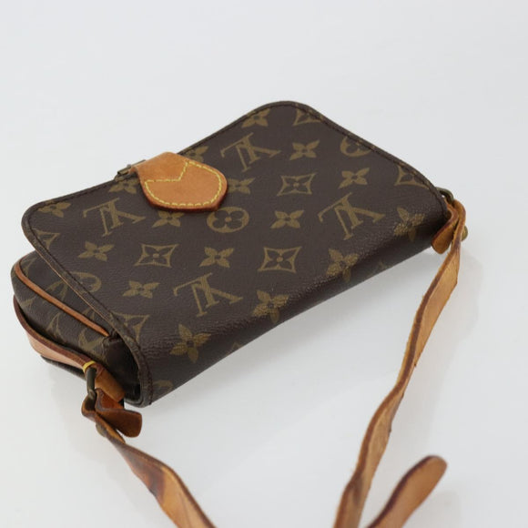 LOUIS VUITTON Monogram Cartouchiere PM Shoulder Bag M51254 LV Auth ka4092