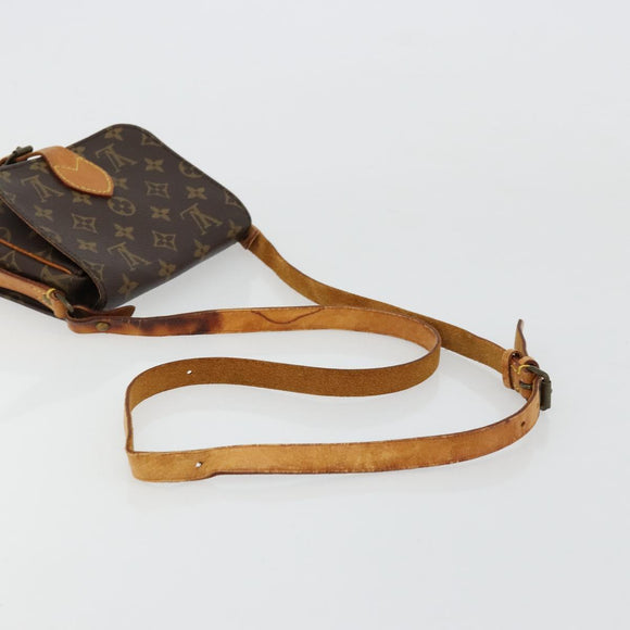 LOUIS VUITTON Monogram Cartouchiere PM Shoulder Bag M51254 LV Auth ka4092