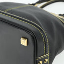 LOUIS VUITTON Suhari Lockit PM Hand Bag Leather Black M91888 LV Auth ka4094A-8