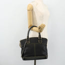LOUIS VUITTON Suhari Lockit PM Hand Bag Leather Black M91888 LV Auth ka4094A-25