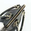 LOUIS VUITTON Suhari Lockit PM Hand Bag Leather Black M91888 LV Auth ka4094A-6