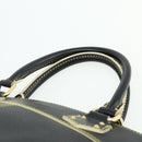 LOUIS VUITTON Suhari Lockit PM Hand Bag Leather Black M91888 LV Auth ka4094A-14