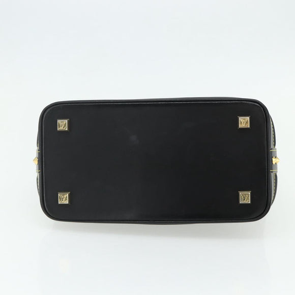 LOUIS VUITTON Suhari Lockit PM Hand Bag Leather Black M91888 LV Auth ka4094A
