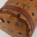 MCM Vicetos Logogram Shoulder Bag PVC Leather Brown Gold Auth ka4095A-14