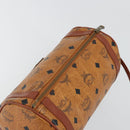 MCM Vicetos Logogram Shoulder Bag PVC Leather Brown Gold Auth ka4095A-6