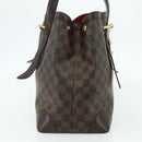 LOUIS VUITTON Damier Ebene Hampstead MM Tote Bag N51204 LV Auth ka4096-3