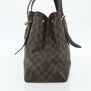 LOUIS VUITTON Damier Ebene Hampstead MM Tote Bag N51204 LV Auth ka4096-4