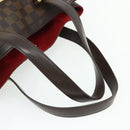 LOUIS VUITTON Damier Ebene Hampstead MM Tote Bag N51204 LV Auth ka4096-7