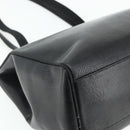 Salvatore Ferragamo Vala Tote Bag Leather Black Gold Auth ka4098-14