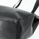 Salvatore Ferragamo Vala Tote Bag Leather Black Gold Auth ka4098-15